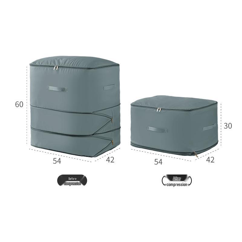 Compressible Storage Bag for Quilts, Jackets, and Bedding