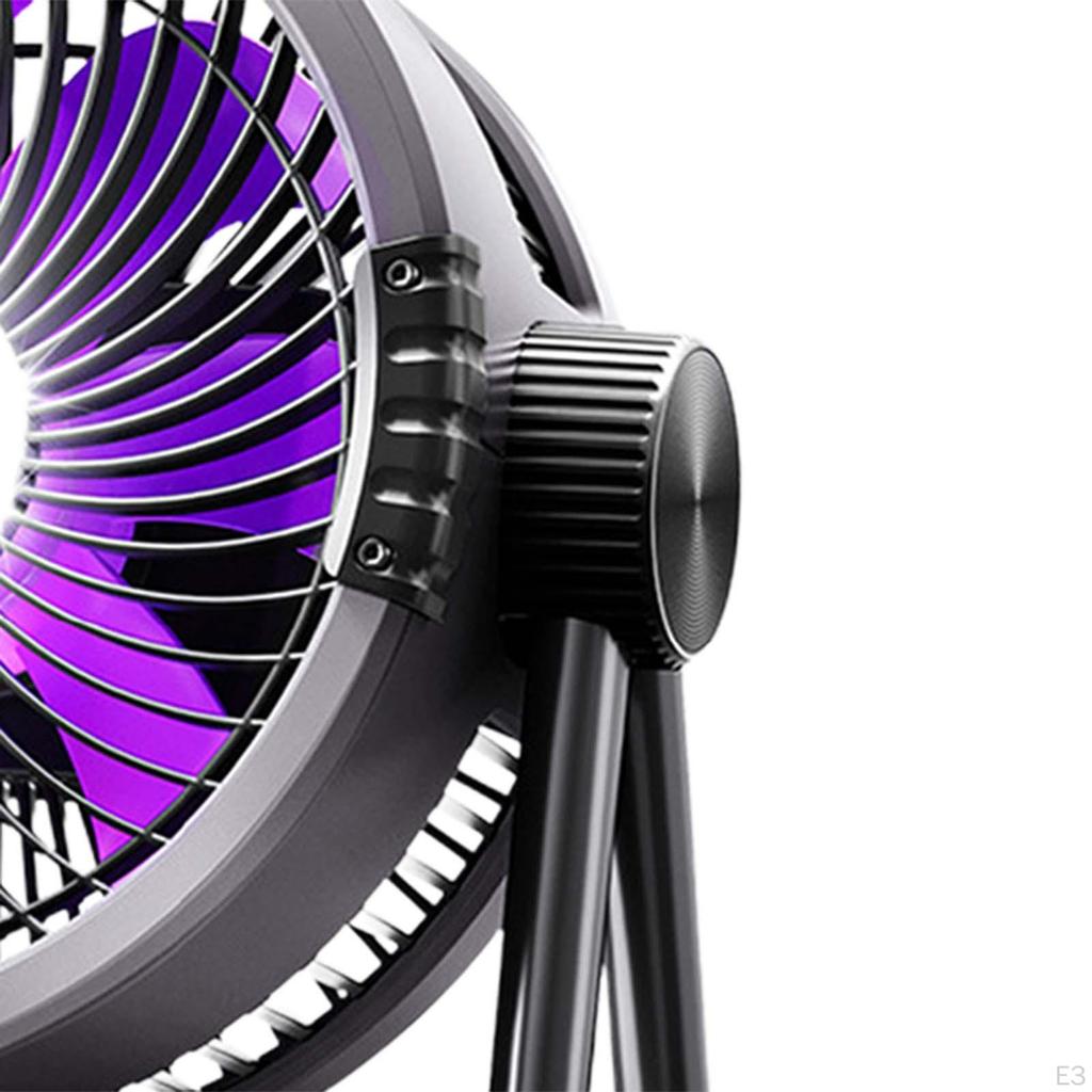 20000mAh Camping Fan Lamp LED Lighting Practical for Patio Hiking Office