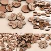 100pcs Stars Wedding Rustic Wooden Love Heart Table Scatter Crafts