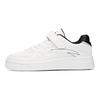 Anta Synthetic Leather Casual Non-Slip Shock Absorbing Wear-Resistant Low-Top Skate Shoes Kids Sneakers White Black A332118000B-2