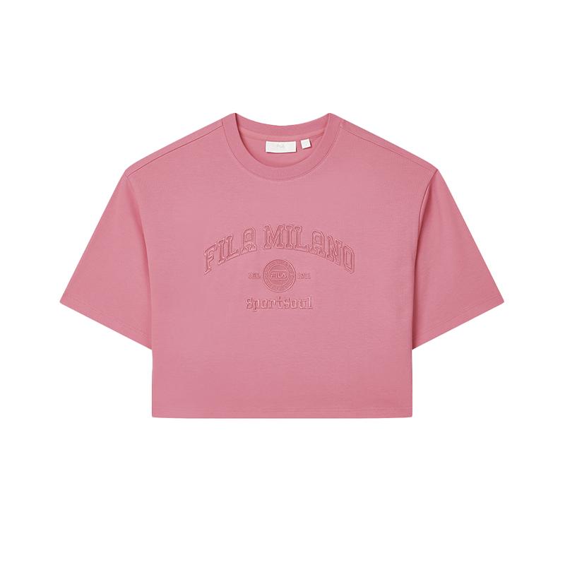 

New FILA T Shirts Women s Jade Red F11W435104FRD 170/88A/L