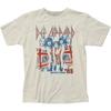 Def Leppard World Tour 83 T Mens T Shirt Rock and Roll Music Tee Vintage White