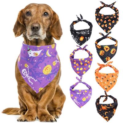 Halloween Ghost Pet Bandana Cute And Versatile Cat And Dog Pet Bib