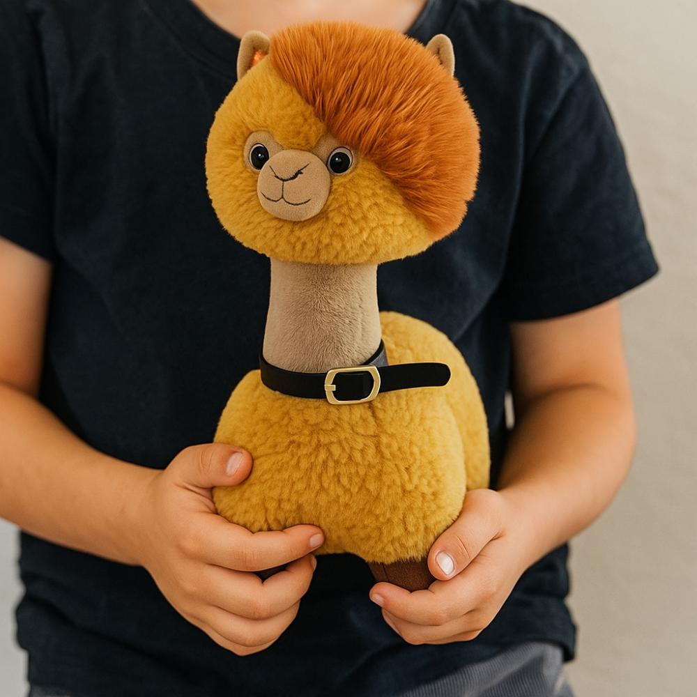 PP Cotton Alpaca Plush Toy Soft Animals Stuffed Toys Little Lamb Plush Doll  Christmas