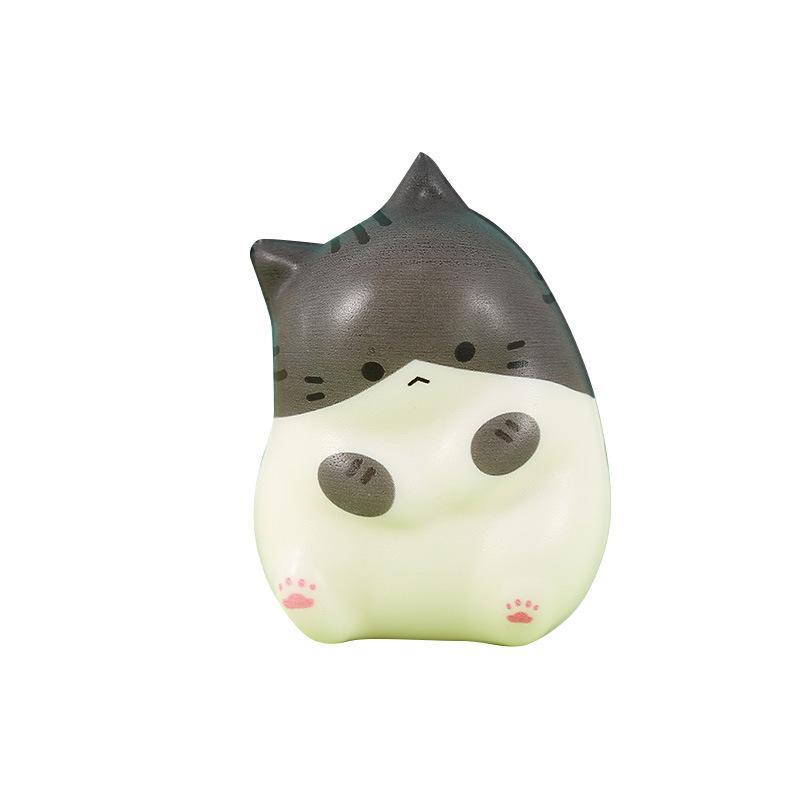 Cute Cat Squeeze Fidget Stress Relief Toys Soft Slow Rebound Non-Toxic for Kids Adults Office Home Travel