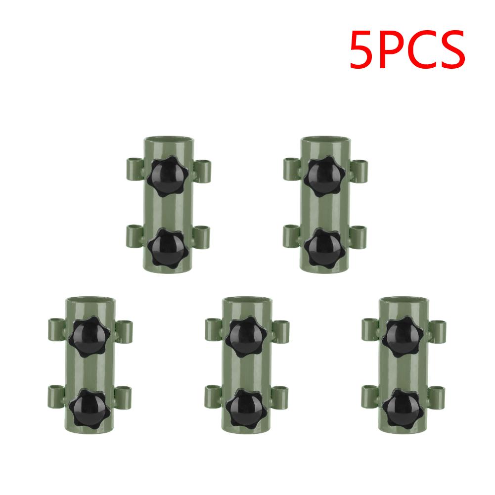 3-5PCS Canopy Rod Holder Adjustable Tent Awning Rod Bracket Stainless Steel Windproof Outdoor Hiking Fishing Tent Accessories