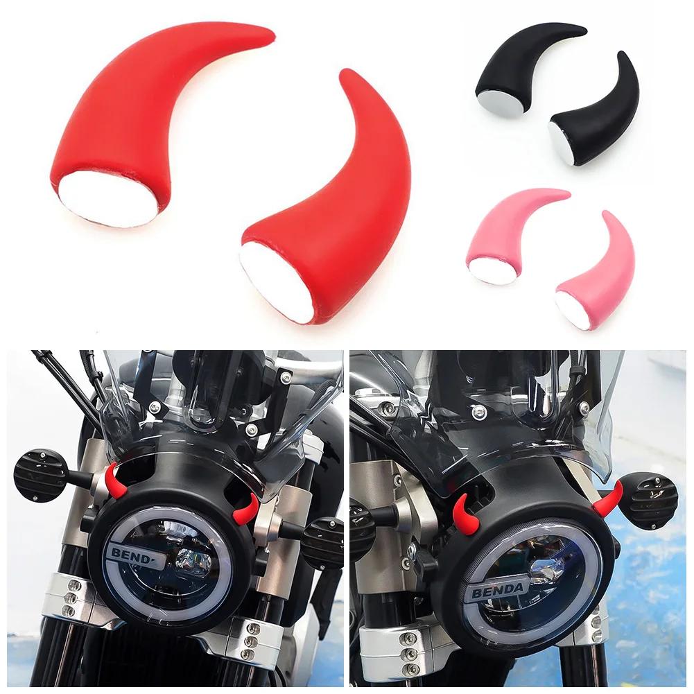 2 Pairs/set Creative Trend Car Air Outlet Direction Cute Devil Horns For MINI Automobile Decorative Items and Ornaments
