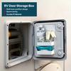 Waterproof RV Door Organizer Box Multi-Compartment Storage  Space Saving for Motorhome Boat Trailer, Toiletries Travel Road Trip