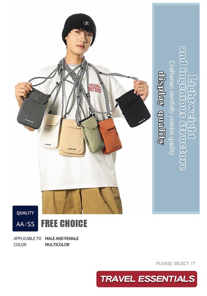Lightweight Versatile Crossbody Phone Bag for Women & Unisex, 2026 Portable Mini Shoulder Bag