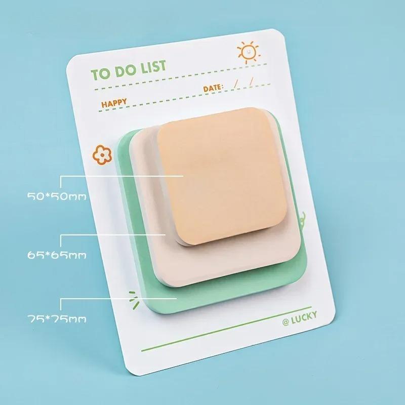 

90Pcs Sticky Note Colorful High Appearance Level Note Paper Student Message N Times Pastable Sticky Notes Vocabulary Notebook
