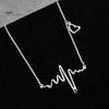 Chocker Necklace Exquisite Clasp Closure Women Alloy Cute Heart Jump Pendant Chain for Wedding