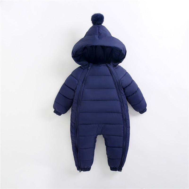 Baby Fashionable Versatile Padded Lined Onesie Down Jacket Cotton Cozy Thickened -Windproof High Quality Lightweight Warm Outdoor Indoor Cute Jacket
