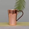 Copper Tumbler Thickened Wall Handmade Cup Unique Design for Bar, Home without Handle