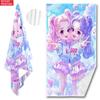 2d Flat 1pc K-pop Beach Towel,Soft,Ultra-Absorbent Microfiber, Lightweight,Perfect for Beach,Parties,Travel,Camping