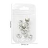 10x Irregular Shape Nail Charms Nail Rhinestones Clear Nail Crystal Gems Charms