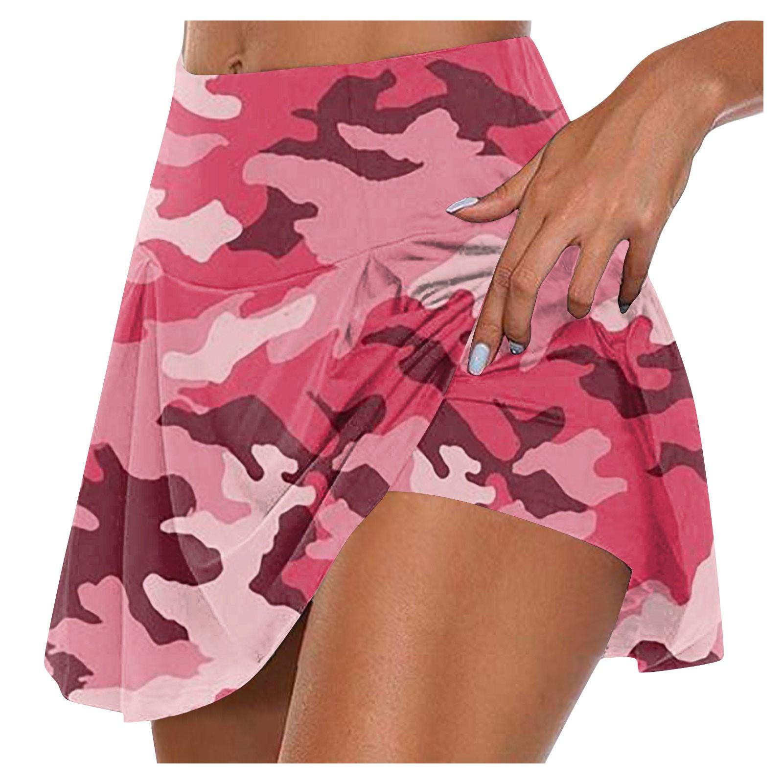 

Женские спортивные эластичные плиссированные теннисные юбки для бега, йоги, внутренние шорты, эластичные спортивные шорты для гольфа XXXXXL