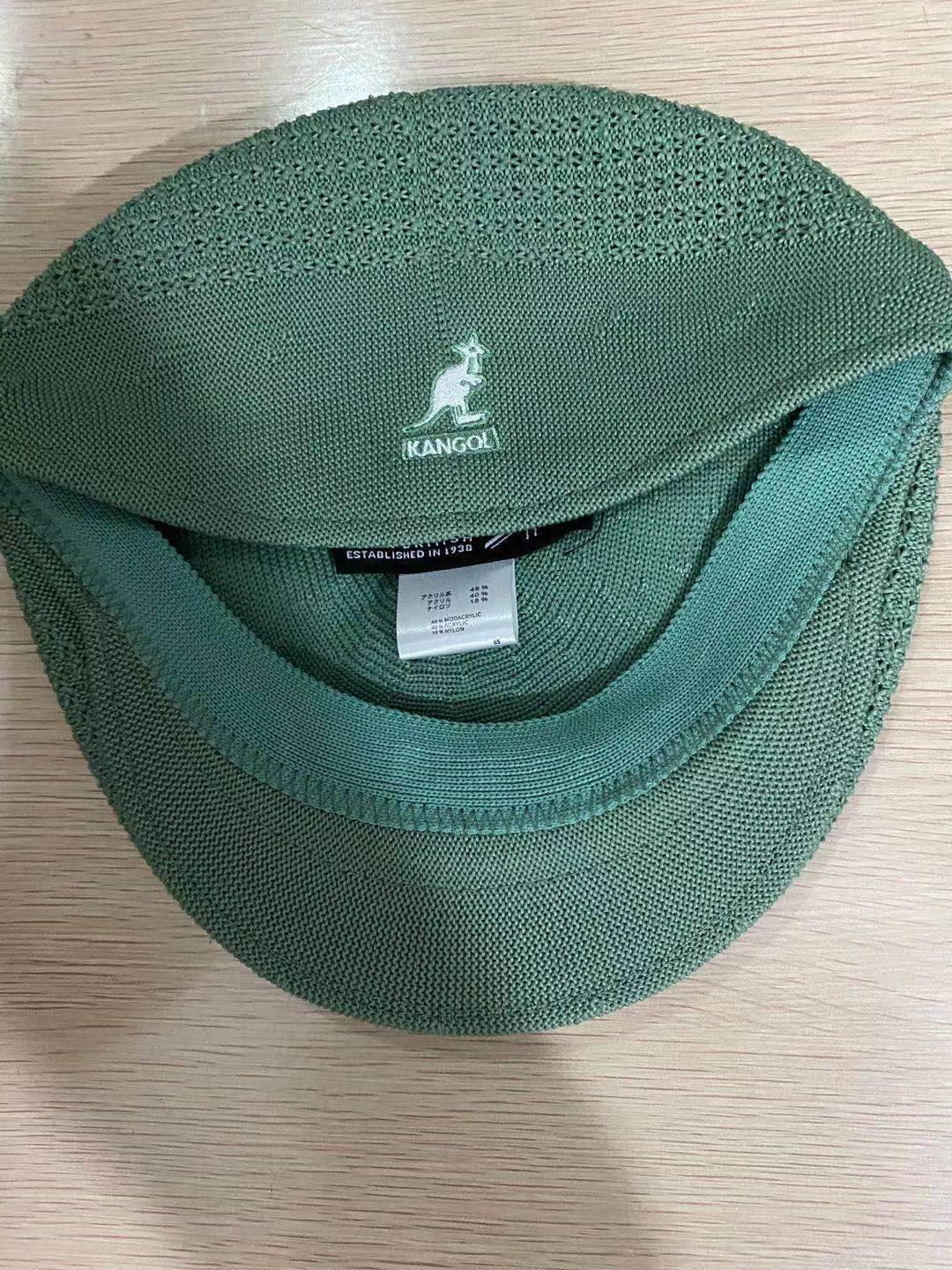 KANGOL Унисекс Летний Сетчатый Берет - Ветрозащитная Плоская Кепка в Стиле Хёны S (54-56cm)