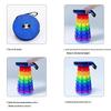 Adjustable Telescopic Portable Folding Stool for Outdoor Travel & Camping