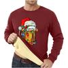 Men Sweatshirt Christmas Shirt Long Sleeve Funny Holdiay Crewneck Xmas Tops