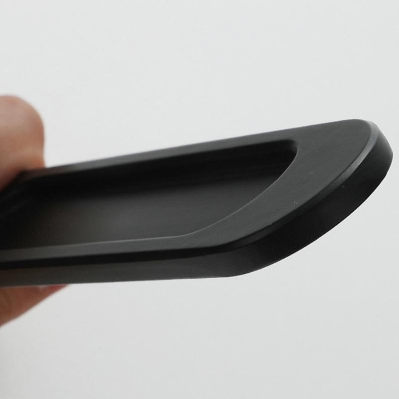 4pcs Auto Adhesive Sliding Door Handle Modern Aluminum Alloy Sliding Door Pulls for Cabinets Furniture