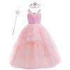 Halloween Magic Wicked Witch Glinda Cosplay Dress - Princess Style for Girls