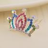 Kids' Rhinestone Crown Comb - Cute Princess Tiara Hair Accessory for Birthdays