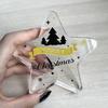 Pentagramm Klares Acryl Geschenk für Freunde und Familie Schlafzimmer Schreibtisch Verschönerung Ornamente