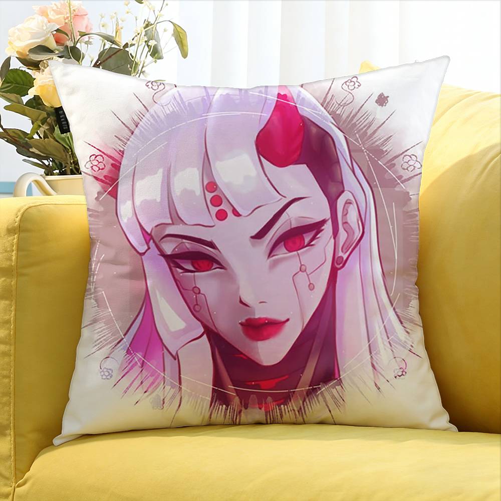 Shion Overwatch Throw Various Sizes Square Pillow Case For Car Home Bedchamber Decor