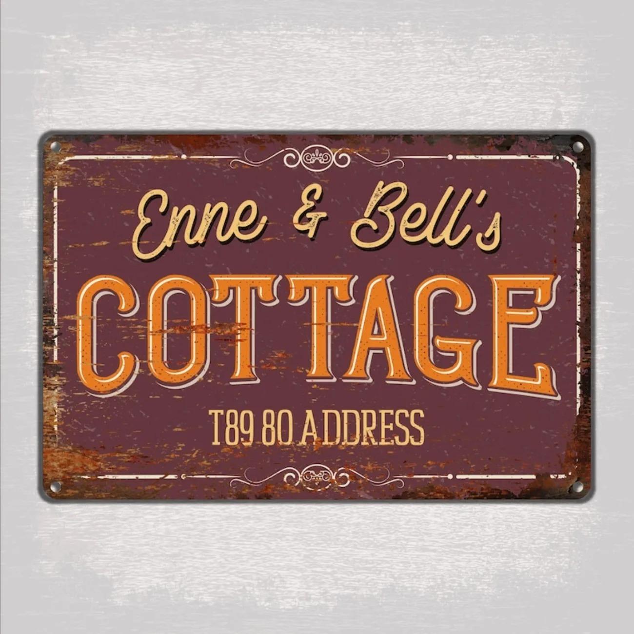 

Custom Metal Garage Sign Customizable Retro Motorcycle Wall Art Workshop Plaque червоний