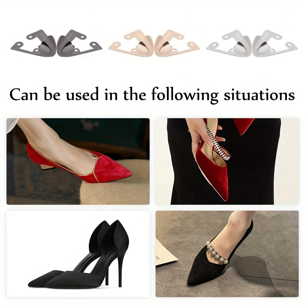 2pcs Protective Metal Shoe Toe Caps, Anti-Kick Concealment Decorative Cover for High Heels, Durable Fashion Accessory