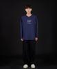 ASTRAL PROJECTION Ap Ap Oversized Long Sleeve T-Shirt_Navy