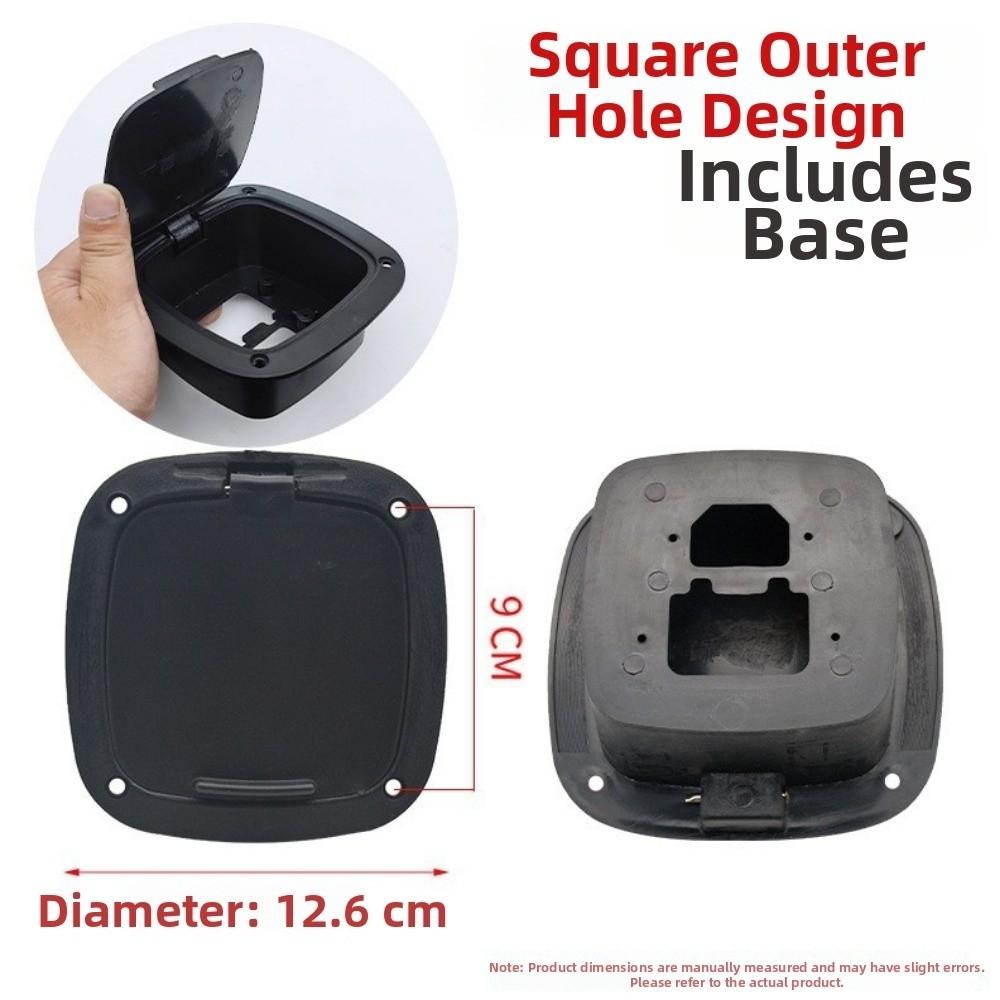 Waterproof Four Wheel Car Fuel Tank Cap Black Spring Cover Accessories  Electric Tricycle Parts