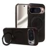 Foldable Bracket Stand Genuine Leather Phone Case For Google Pixel 10 Pro 9pro 9A 8pro 7pro 6 6A Kickstand Protective Back Shell