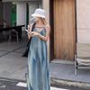 French Tie-Dye Casual Summer Camisole Dress