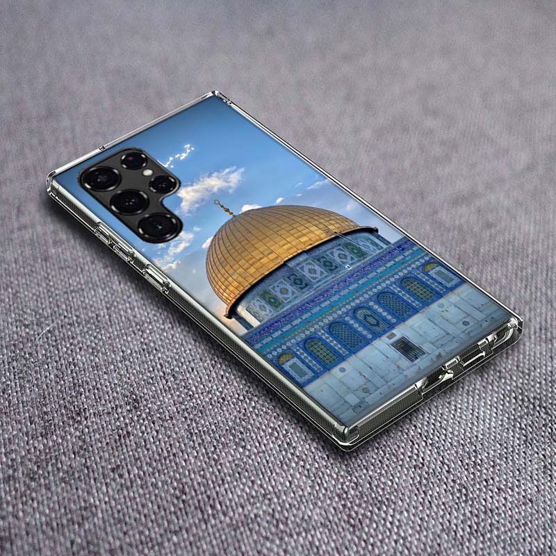 

Jerusalem Building Clear Phone Case for Samsung Galaxy S24 S23 S21 Plus S20 FE S22 S26 Ultra S25 Edge TPU Capa Cases Cover Shell Samsung S26 5G