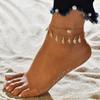 Simple Slim Adjustable Ankle Bracelets Silver Color Anklets for Women Summer Beach On the Leg Chain Cheville Foot Jewellery