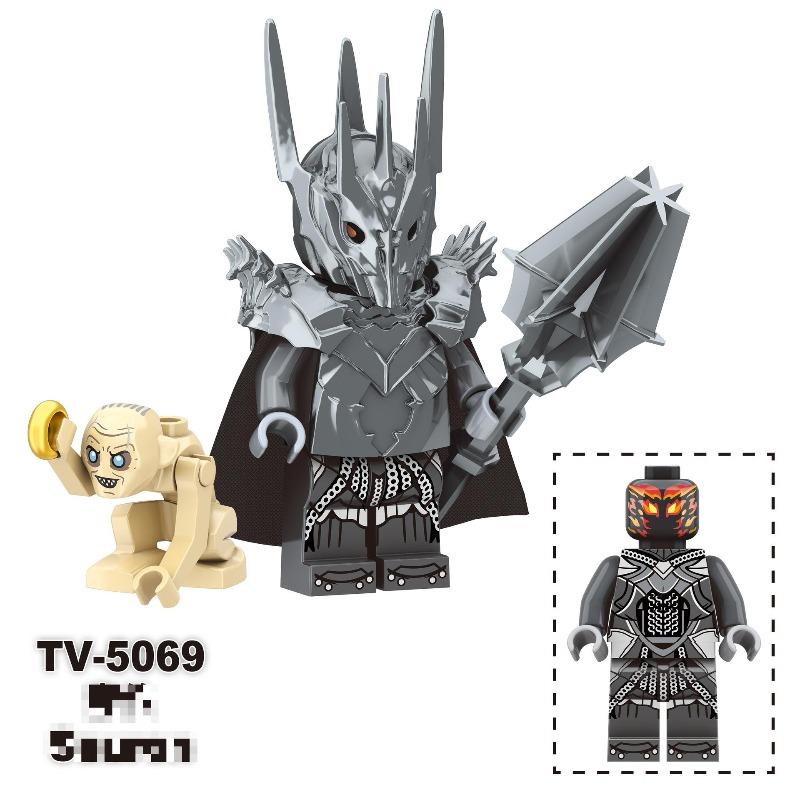Products TV6 Lord of the Rings Series Assembled Puzzle Building Block Doll Toy Bag