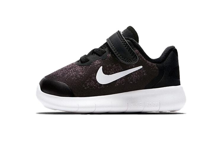 Nike Free RN Low top Running Shoes Black Infant And Toddler 904257-002 21
