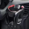 Space Saving Adjustable Car Cup Holder and Phone Mount Vent Clip Antislip Feature for Secure Placement