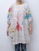 Quarter Report Moomin Free Elastic Large Pockets In (MOOMIN) Loose-fitting Apron, 100% Cotton, I'm Here, Gray, Size, Cuffs, [Made Japan]