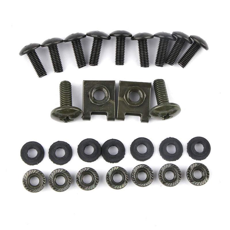 Universal 7" Headlight Handlebar Fairing Windshield Cafe Racer For Dyna Sportster 1200 883 FLHT