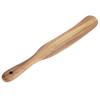 Teak Spatel Hauskochen Lebensmittelqualität Holz Bratwender Kochgeschirr für Küchenbedarf 26,5x3,5cm