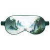 New Double-Sided Imitation Silk Shade Eye Mask - Elastic & Travel-Friendly Chinese Style Sleep Mask