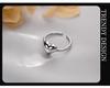 Banyan Tree S925 Silver Korean Love Heart Ring - Simple, Sweet, Fashionable Index Finger Ring