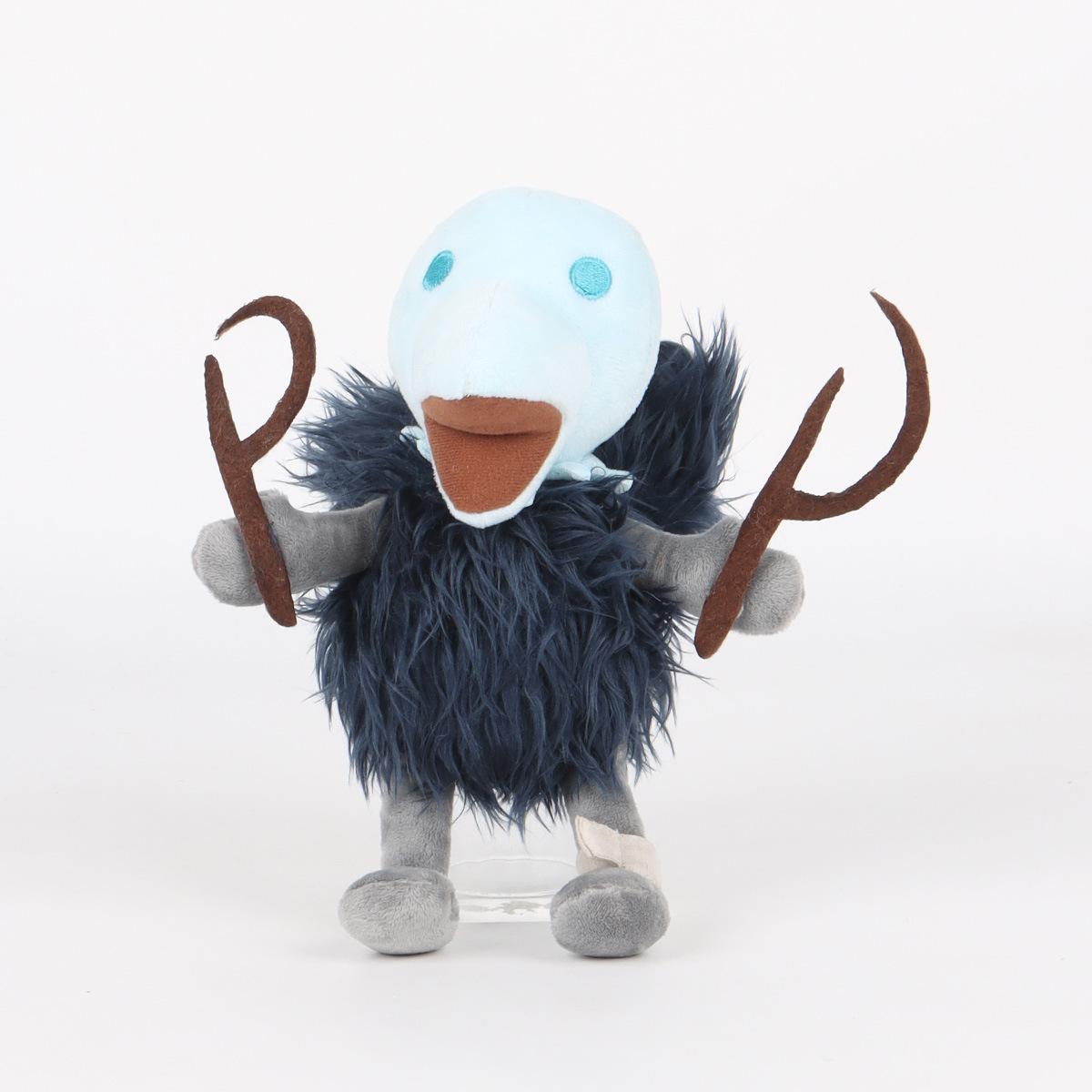 20cm Slay The Spire Neow und Crow Plüschtier-Set Niedliche Weiche Kuscheltiere Spiel-Peripherie Sammlerstück Geschenk für Spieleliebhaber und Otaku as shown