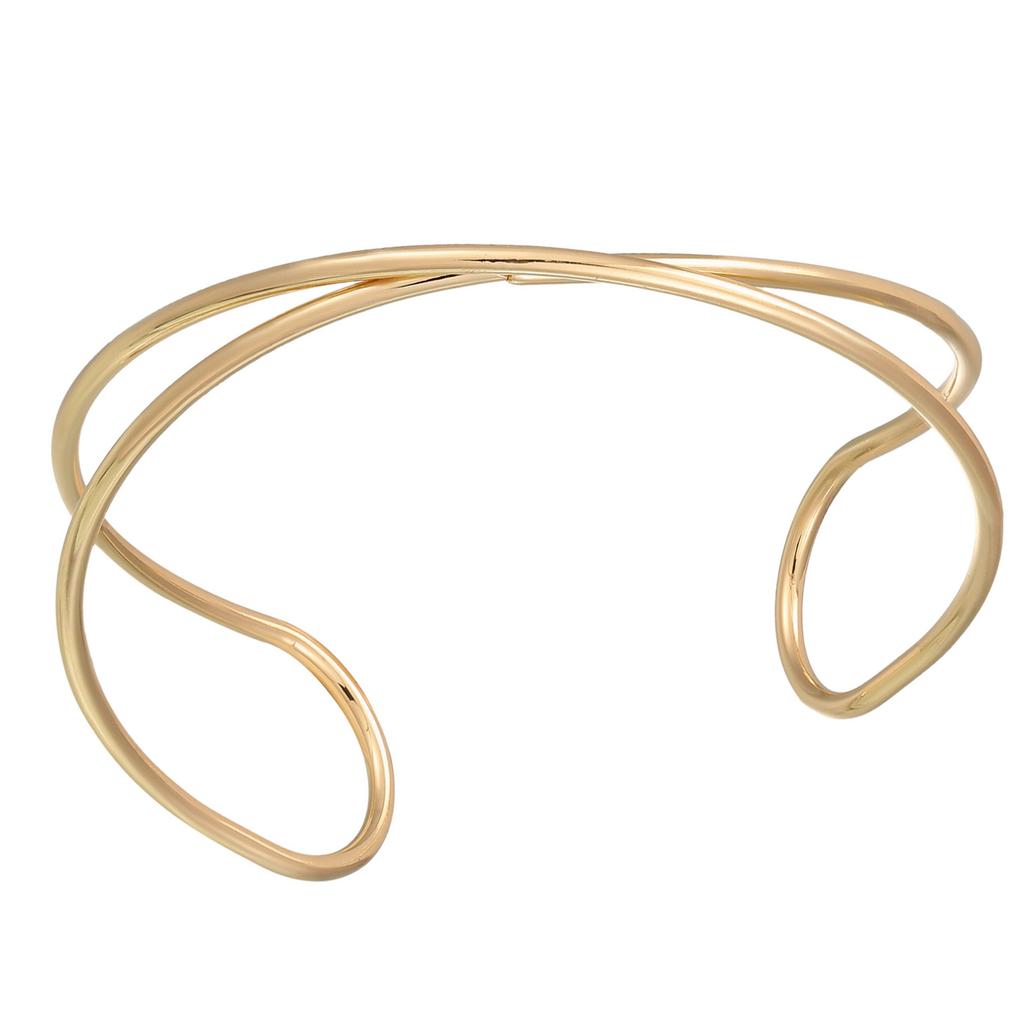 Elegant Arm Cuff Bracelet Gold Hollowed Multilayered Openwork For Women and Girl Fashion Jewelry Arm Accessories