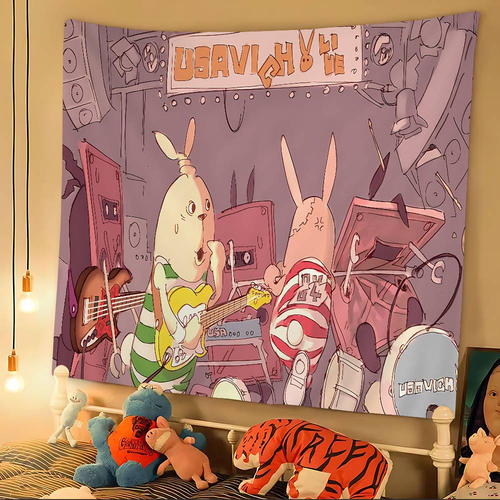 Cartoon Customizable Chart Tapestry Art Science Fiction Room Home Decor Cheap Hippie Wall Hanging