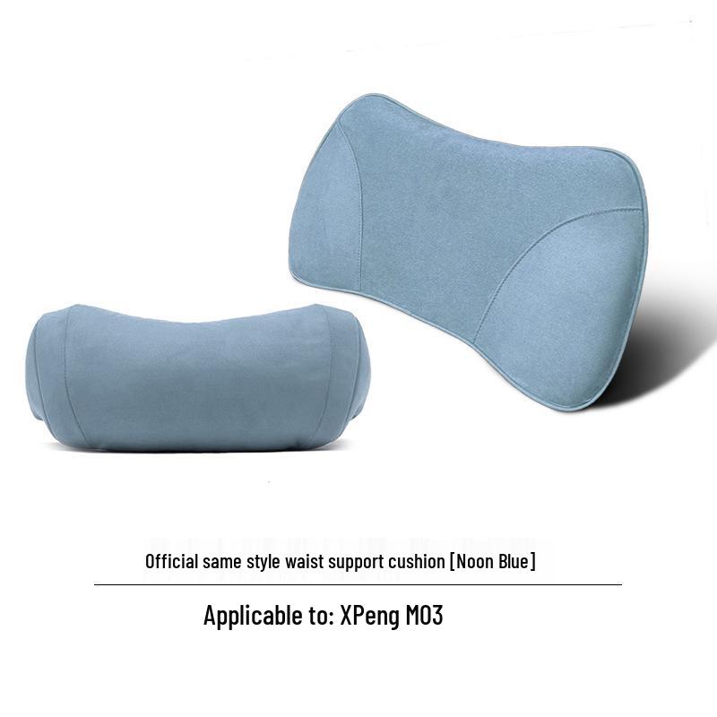 Poduszka XPeng M03 z pianki memory na szyję i lędźwie - Zagłówek na cztery pory roku