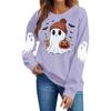 Women's Fashion Casual Halloween Hooded Sweatshirt for Festive Occasions