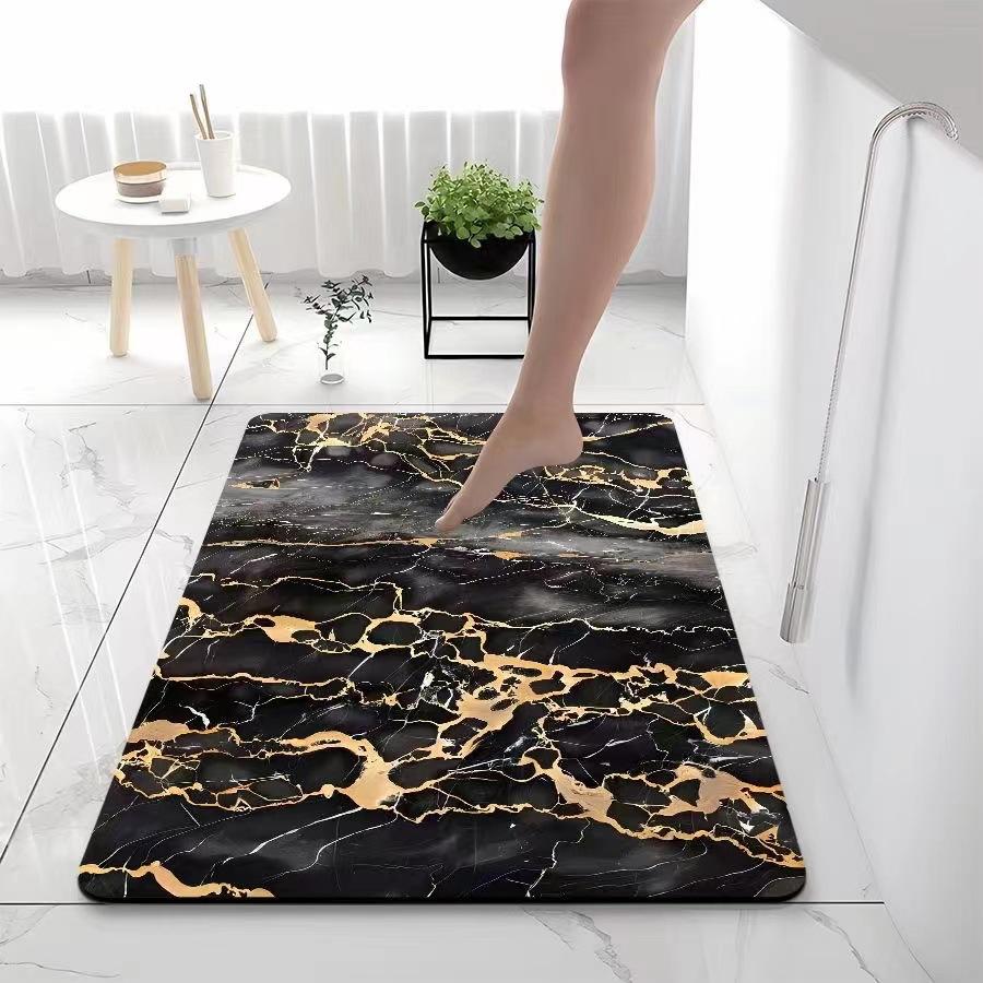 Bathroom Absorbent Floor Mat Toilet Door Mat Household Door Mat